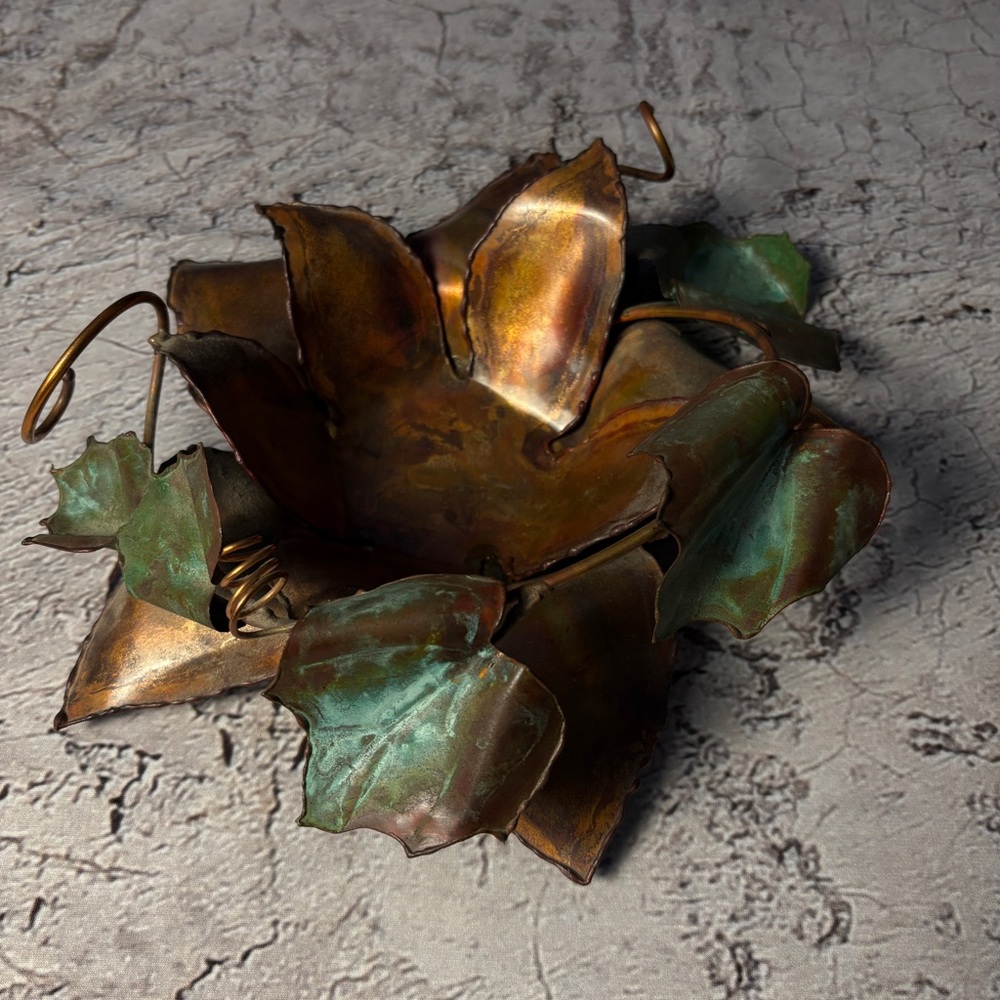 Metal Ivy Sculpture, Brutalist, Vintage